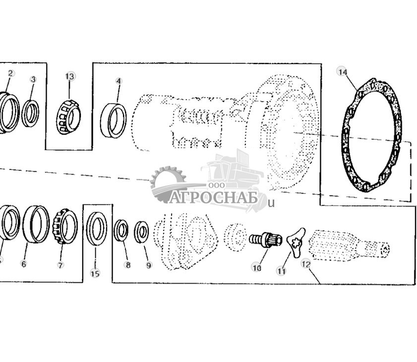Front Axle Bearing And Seal Kit 